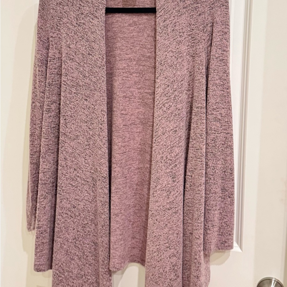 Philosophy Dusty Pink Open Front Cardigan